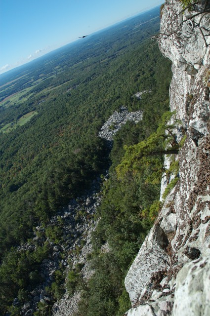 Millbrook cliff and talus