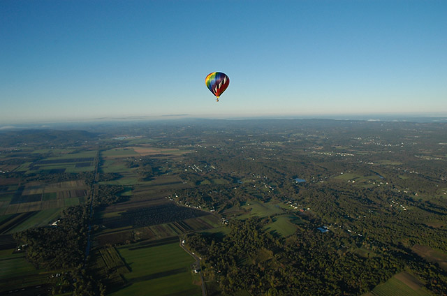 High above Orange County
