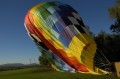 Deflating the balloon after landing