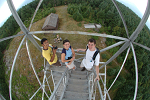 Nas, Emily, and Jon at the top