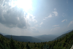 The view to the west from a Hunter Mountain look-out point
