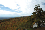 The view West from a lookout point