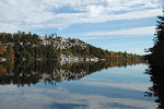 Mirror reflection in Lake Minnewaska