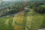 Just after take-off going west-bound at the Dutchess County Airport.