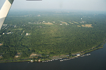 A marina along the Hudson River