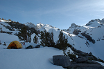 Palisade crest from high camp